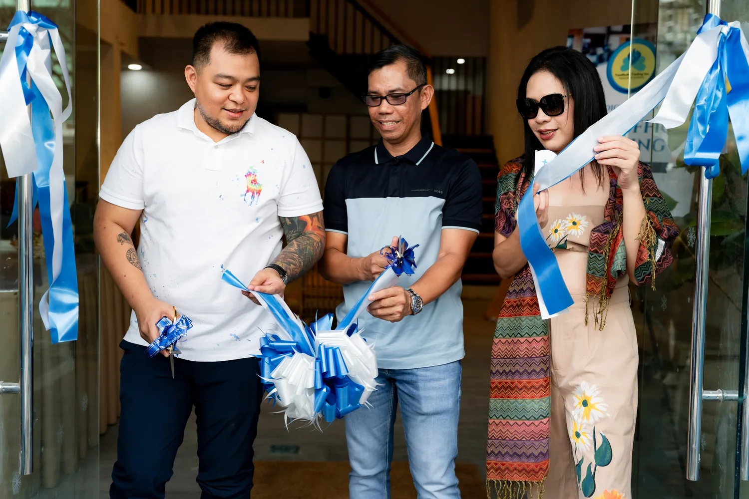 The TresMedica head office ribbon cutting ceremony