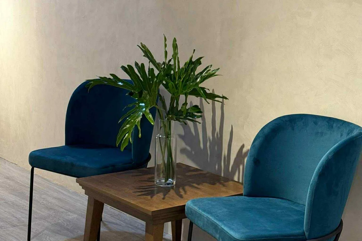 Lounge seating detail inside the TresMedica head office
