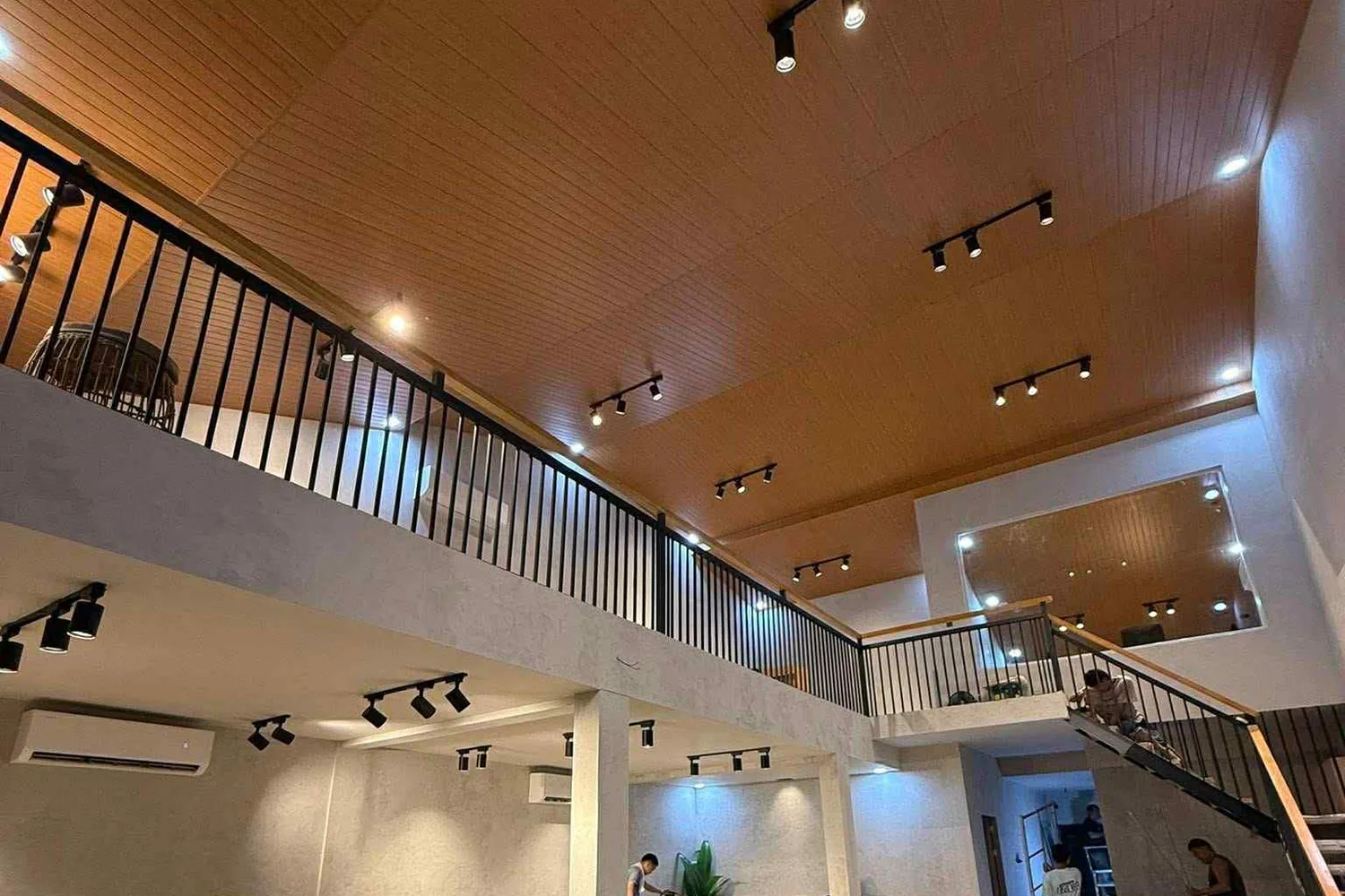 The double-height interior of the TresMedica head office